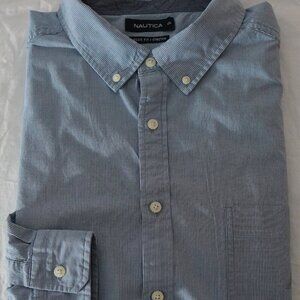 Nautica Men's Casual Long Sleeve Button Down Shirt